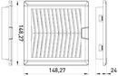 s0103018 Решетка с фильтром щитовая ENEXT e.climat.fanfilter.pro.152 и вентилятором 120х120мм фото