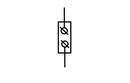 Клема PromFactor FT1016N 1P, Cu:1.5-16 / Al:1.5-16 1,5-16мм2, синя фото