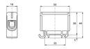 Клемма PromFactor FT1050G 1P, Cu:2.5-50 / Al:6-50 6-50мм2, желто-зеленая фото