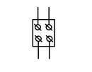 Клемма PromFactor FT1150F 2P,Cu:35-150 / Al:35-150 35-150мм2, серая фото