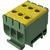 Клема PromFactor FT1050G 3P,Cu:2.5-50 / Al:6-50 2.5-50мм2, жовто-зелена
