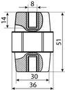 A0150100005 Ізолятор-тримач АСКО SM51 фото