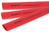 p092041 Термоусаджувальна трубка з клейовим шаром ENEXT e.termo.pro.15,4.5,2.red 15,4/5,2 1м червона