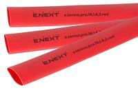 p092047 Термоусадочная трубка с клеевым слоем ENEXT e.termo.pro.19,1.6,3.red 19,1/6,3 1м красная