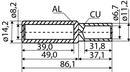 A0060080043 Гильза медно-алюминиевая АСКО GTL-35 фото