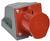 PSR12-016-4 Розетка стационарная IEK ССИ-114 3P+РЕ 16А 380-415В IP44