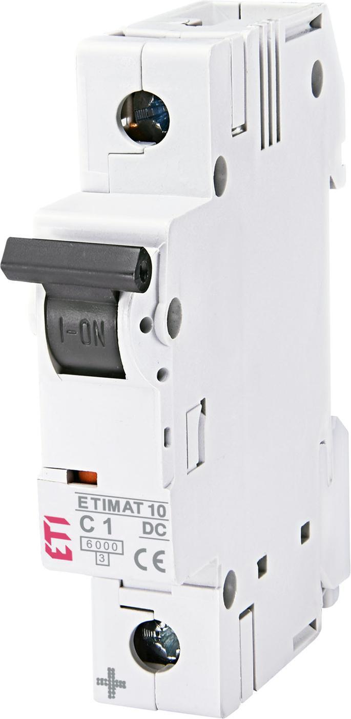 Автоматический выключатель ETI ETIMAT 10 DC 1p C 1A (6 kA) 2137704 фото