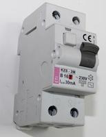 Дифференциальный автоматический выключатель ETI KZS-2M B 16/0,03 тип AC (10kA) 2173104