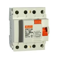 45UZ63463Е30 Устройство защитного отключения ElectrO УЗО 1-63 4p 63/0,03А