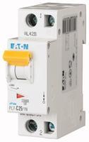 Автоматический выключатель 25А, кривая отключения С, 1+N полюса, откл. способность 10 кА EATON PL7-C25/1N 262751