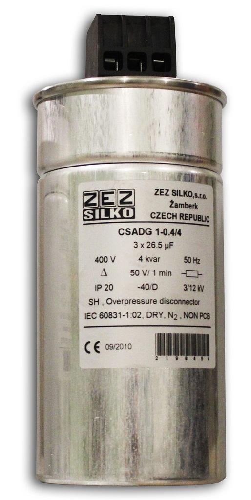 Конденсатор косинусный ZEZ SILKO CSADG 1-0,4/4N (4 kVAr) фото