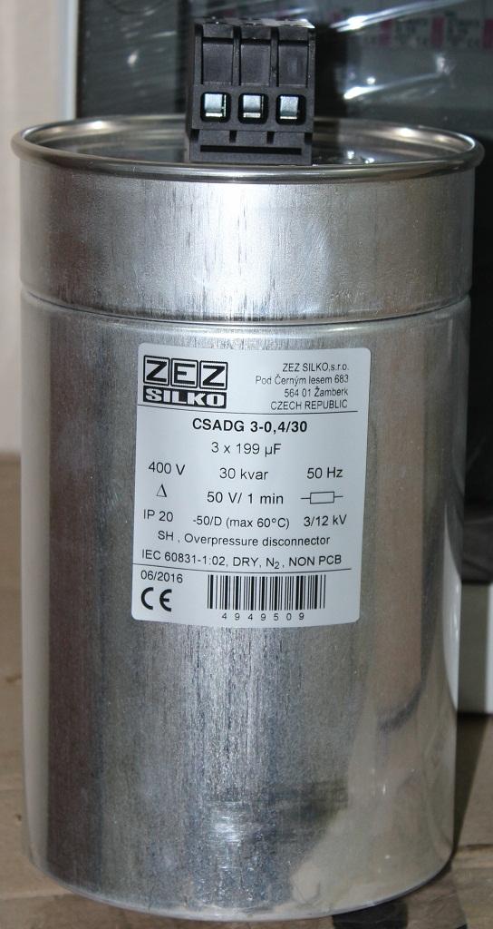 Конденсатор косинусный ZEZ SILKO CSADG 3-0,4/30N (30 kVAr) фото