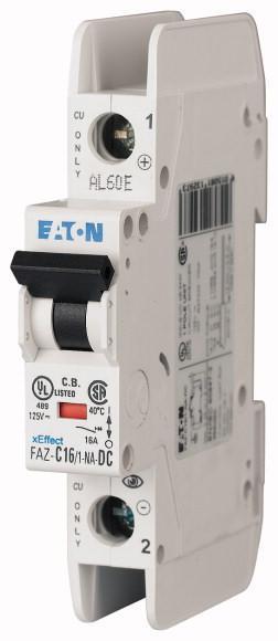 Защитный выключатель LS; 15A; 1p; C-Char; пост. ток (DC) EATON FAZ-C15/1-NA-DC 113761 фото