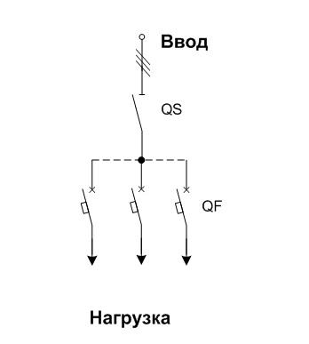 Схема электрическая принципиальная щита СПА-77