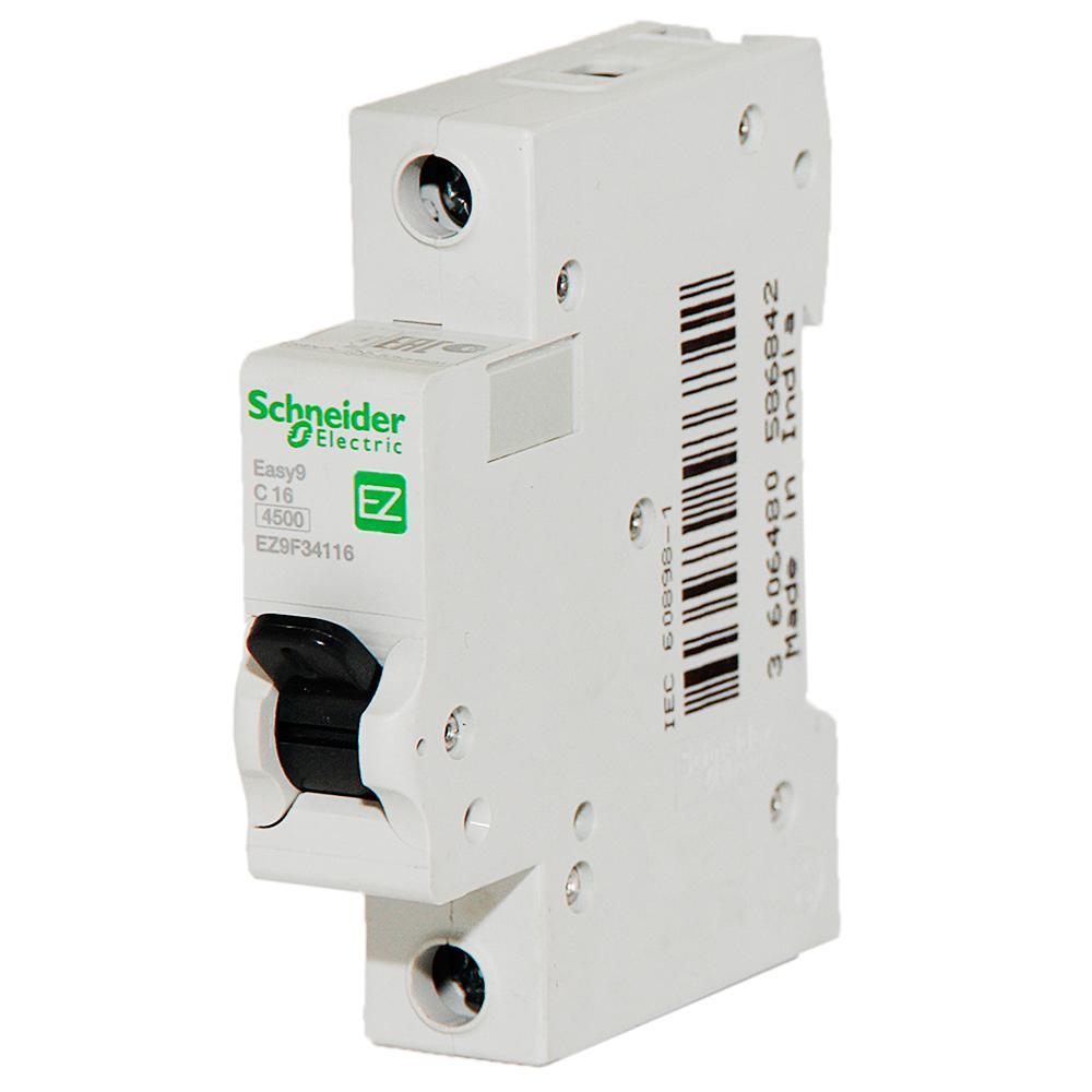 Автоматический выключатель Schneider Electric Easy9 1P 16A C 4,5кА .